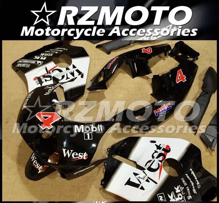 ABS мотоцикл обтекатель комплект для HONDA CBR250RR MC22 1990-1999 год кузов литья под давлением Магазин № 1249