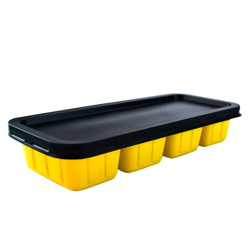 50 наборов Microwavable Одноразовые Цветные прямоугольные коробки для ланча коробочка для соуса Cracker box пищевые контейнеры вынос