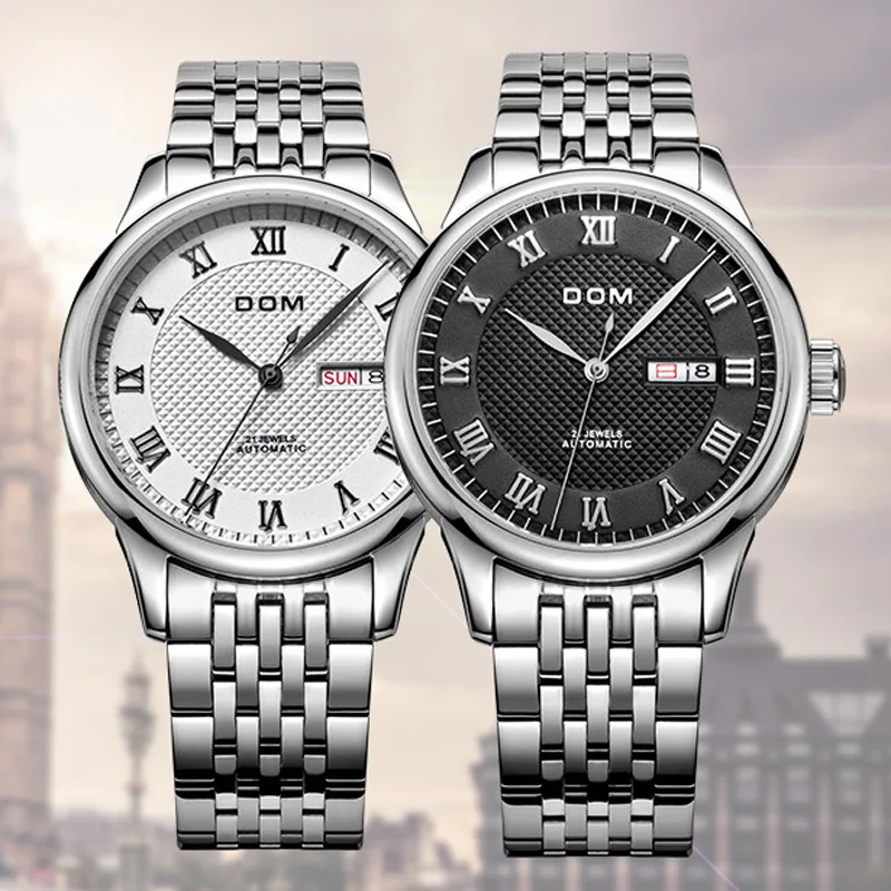 

Fully Automatic Analog Watch MEN'S Watch 316 Clean Steel Waterproof Double Calendar Men Analog Watch Customizable Gift Watch