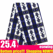 Анкара африканская хлопковая восковая ткань дизайн воск высокое качество 6 ярдов/партия африканская ткань для женщин