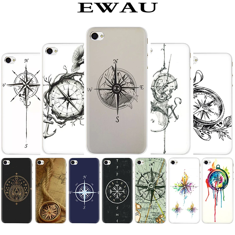 

EWAU compass classic geometric print Hard Phone Cover Case for iphone 5 5S SE 5C 6 6s Plus 7 8 Plus X XR XS MAX
