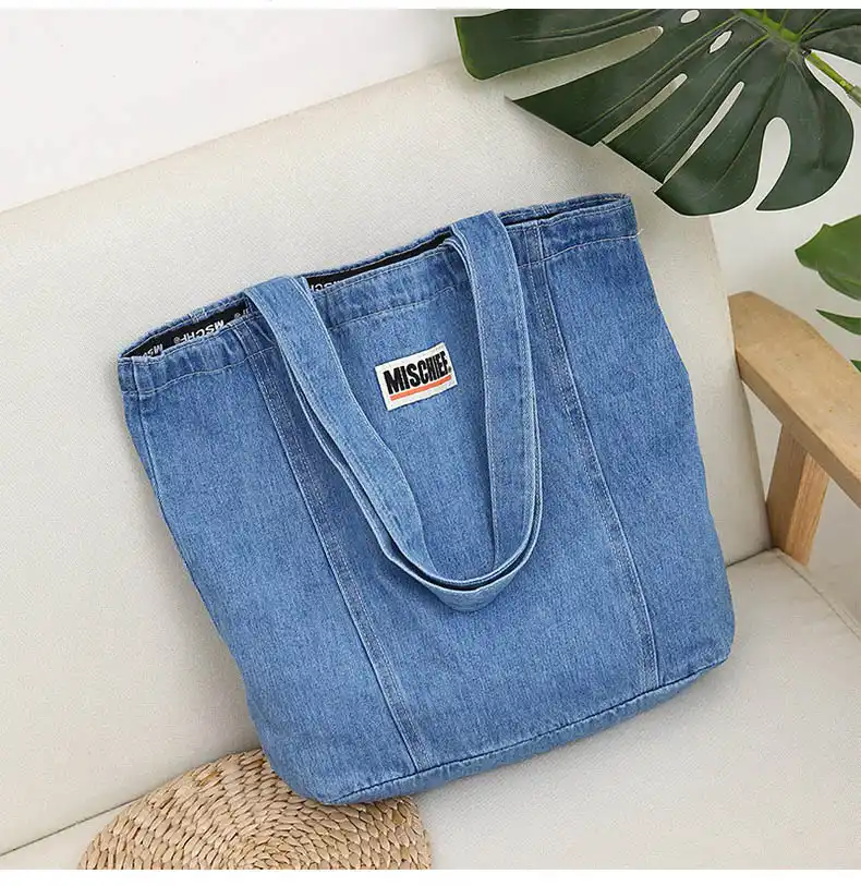 blue jeans purse