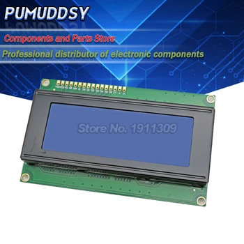 

1PCS LCD Board 2004 20*4 LCD 20X4 5V Blue screen blacklight LCD2004 display LCD module LCD 2004 new