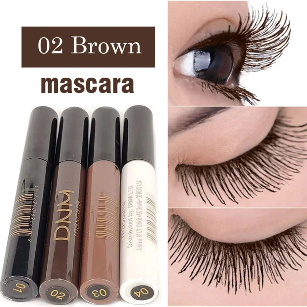 Extension Colorful Mascara Natural Eye Lash Makeup Party Festival Black Brown White Color Waterproof Curling Eyes Tools |