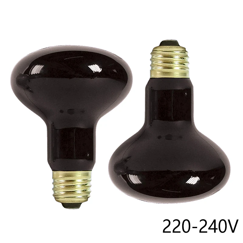BENE 2-PACK Infrared Moonlight Heat Lamps Black Glass Cover Night Light Bulbs for Reptile Amphibian A19 Lamp | Дом - Цена: 736,80 - 737,53 руб.