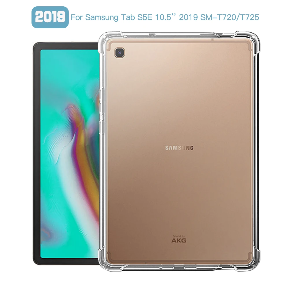 Durable Transparent Shockproof TPU Silicon Tablet Cover