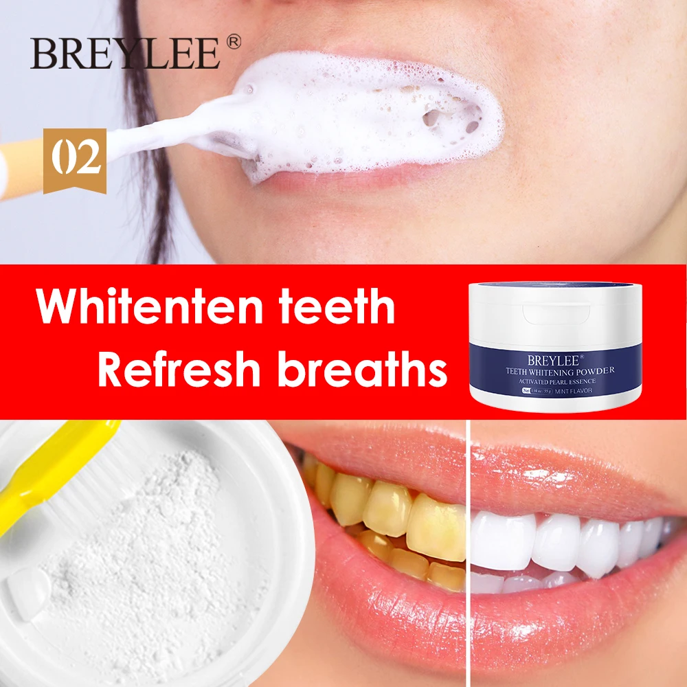 

Teeth Whitening Powder Remove Plaque Stains Toothpaste Dental Tools White Teeth Cleaning cral Hygiene Toothbrush Gel 55g