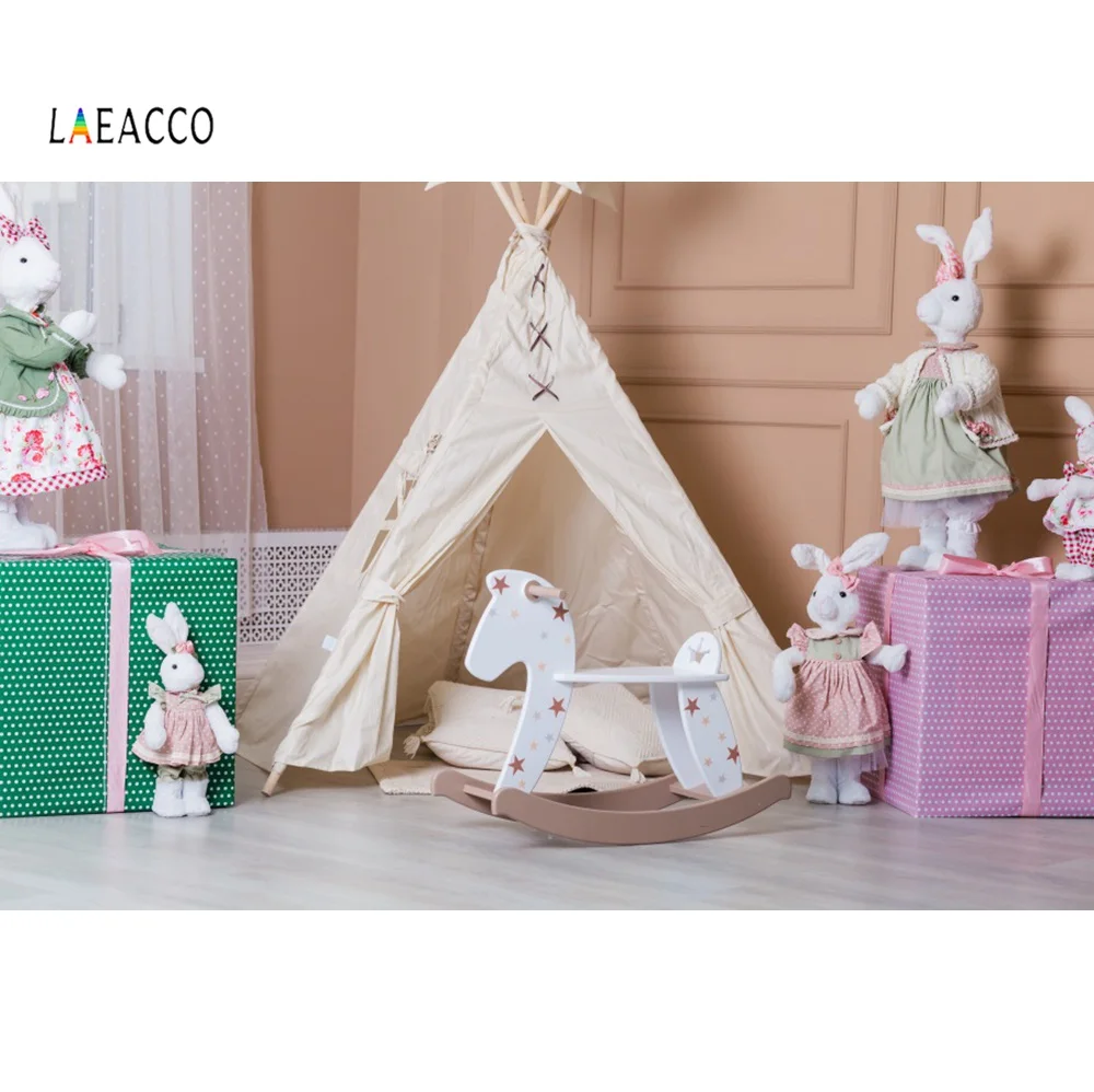 Laeacco серый шик на стену Wigwam Детские игрушки подушка вечерние Портретные комнаты фото фон фотографические фоны для фотостудии