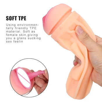 Glans Sucking Vagina Real Pussy Male Masturbator Penis Pump Sex Toys For Men Sexy Honeycomb Cup Erotic Adult Products 6