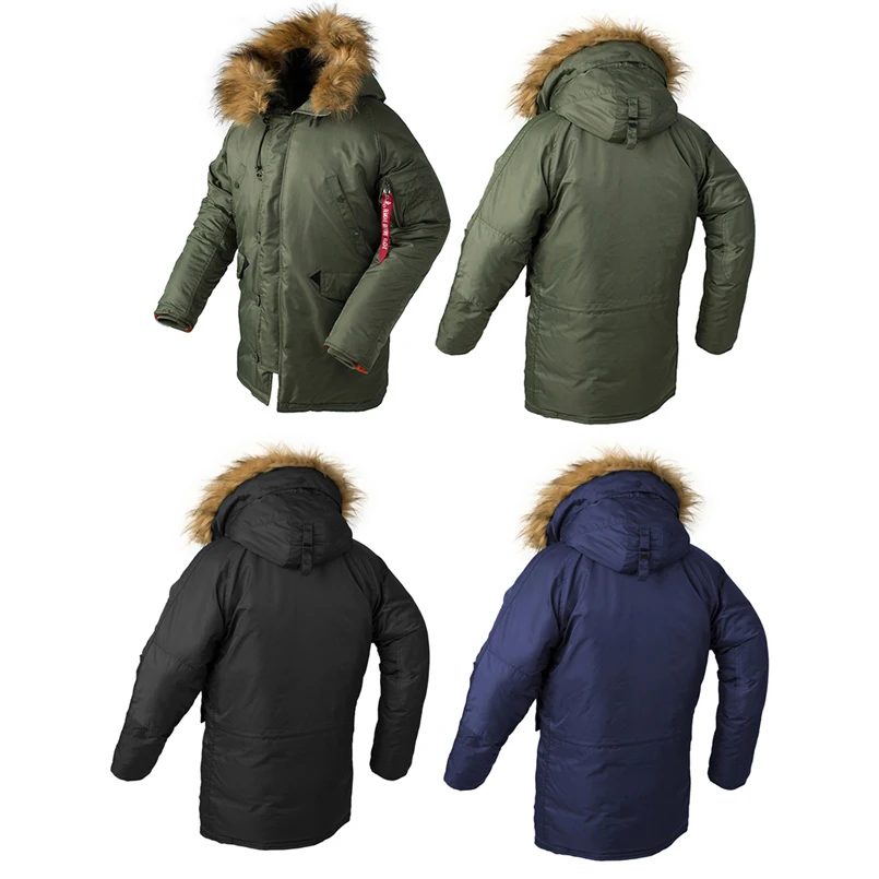 1 5KG Winter Men s Long Quilted Jacket 2021 Fur Collar Padded Thick Oversize Parka Husband