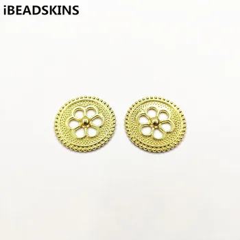 

New arrival! 23mm 100pcs/lot zinc Alloy Round shape Charm/Connectors for Jewelry Accessories/Earring Parts/Hand Made DIY