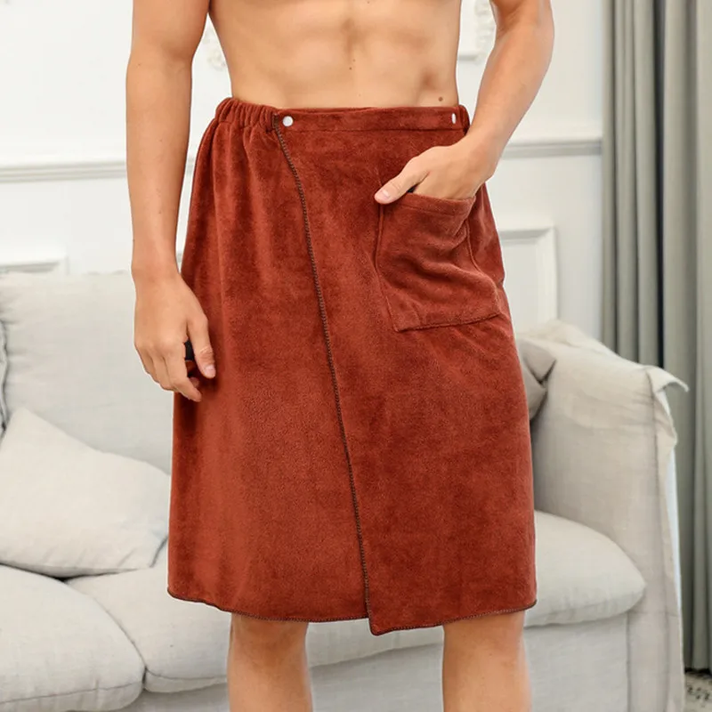 Thick Men's Microfiber Bath Towels Shower Tub