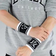 Протектор запястья настраиваемый фитнес бег пот поглощающий пот тренд мужской баскетбол запястье через бренд дизайн W