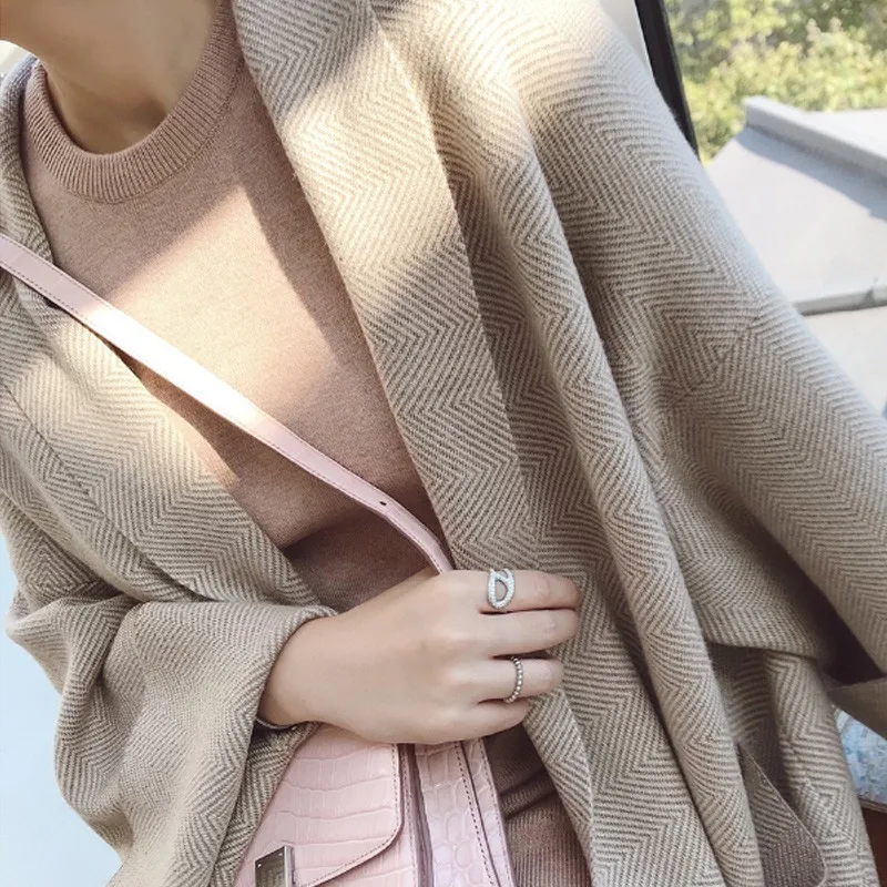 Winter Elegant Winter Coats Loose knit Cardigan