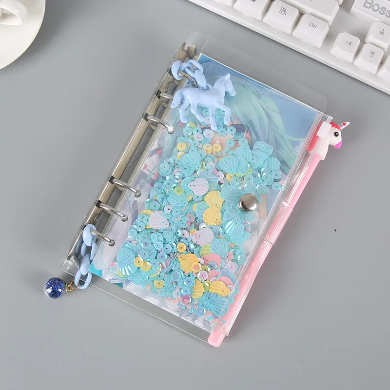 

Unicorn Notebook Planner Diary Caderno Journal Sequin Cuadernos Y Libretas Back To School Paper Inserts Vocabulary Spiral