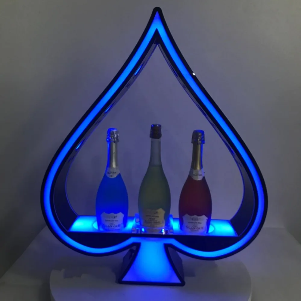 LED Rechargeable Champagne Bottle Presenter Imperial Crown Shape Growing  Cocktail Wine Whisky Bottle Holder For NightClub Party - AliExpress
