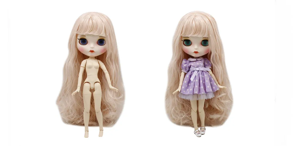 ICY factory blyth кукла Обнаженная соединение тела с ручным набором A& B новая матовая Лицевая панель белая кожа модные куклы подарок Специальное предложение