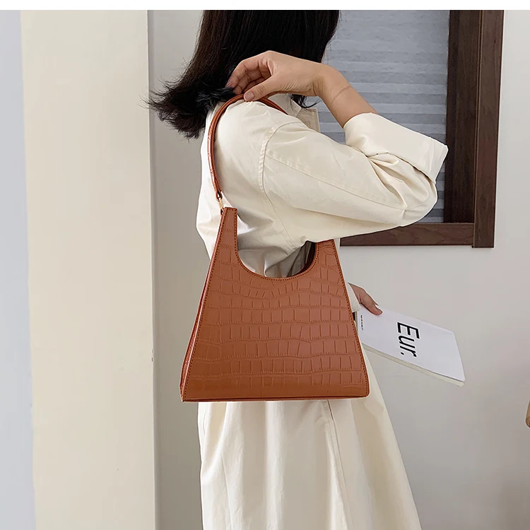 European Fashion Female Tote bag New High Quality PU Leather Women's Designer Handbag Crocodile pattern Travel Shoulder bag