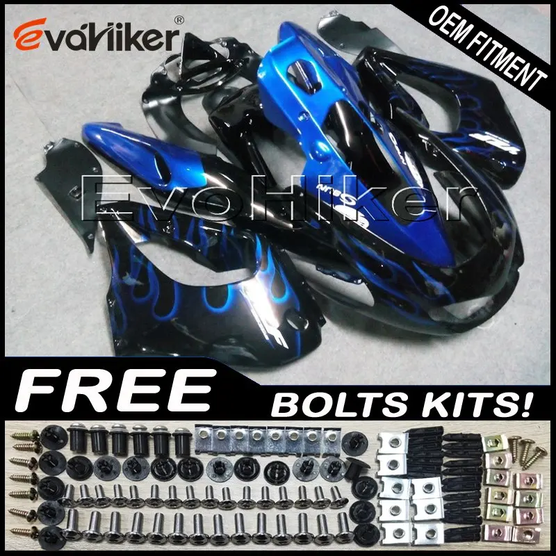 D Заказной обтекатель мотоцикла Для YZF1000R Thunderent 1997-2007 ABS пластиковый корпус мотоцикла серебро+ подарки - Цвет: D