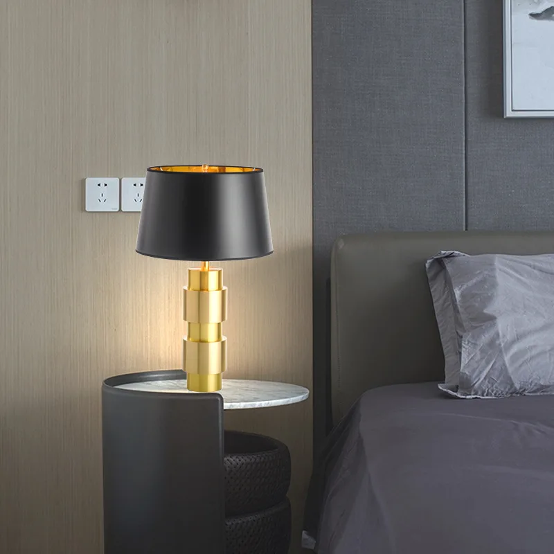 Post Modern Designer Luxury Table Lamp Gold Led Stand Desk Light Fixtures Luminaire for Beroom Bedside Study Home Deocr E27 | Лампы и
