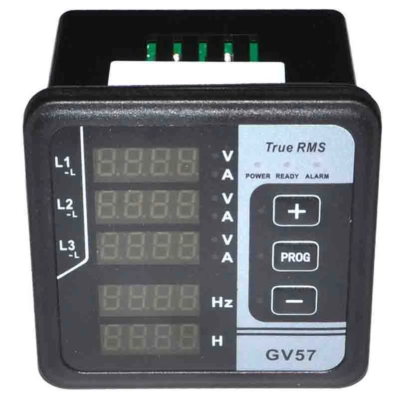 

GV57 3-Phase Generator Digital Multifunctional Meter Amp Volt Frequency Tester Current Detector