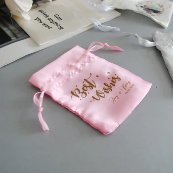 

Pink Cute Candy Bags 10pcs Wedding Favor Gift Souvenir Bags Newest Sweet Holder Model Custom Print