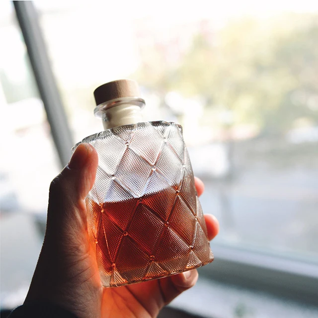 1Db Üveg Kis Borosüveg -Tároló Edény, Cukorka Doboz, Kávé Lezárt Palack Fedéllel, Háztartási Palackozó - Image 2