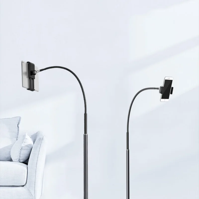  Floor Stand For Smartphone And Tablet Universal 360-Degree Adjustable Phone Holder Mount Bedroom Li