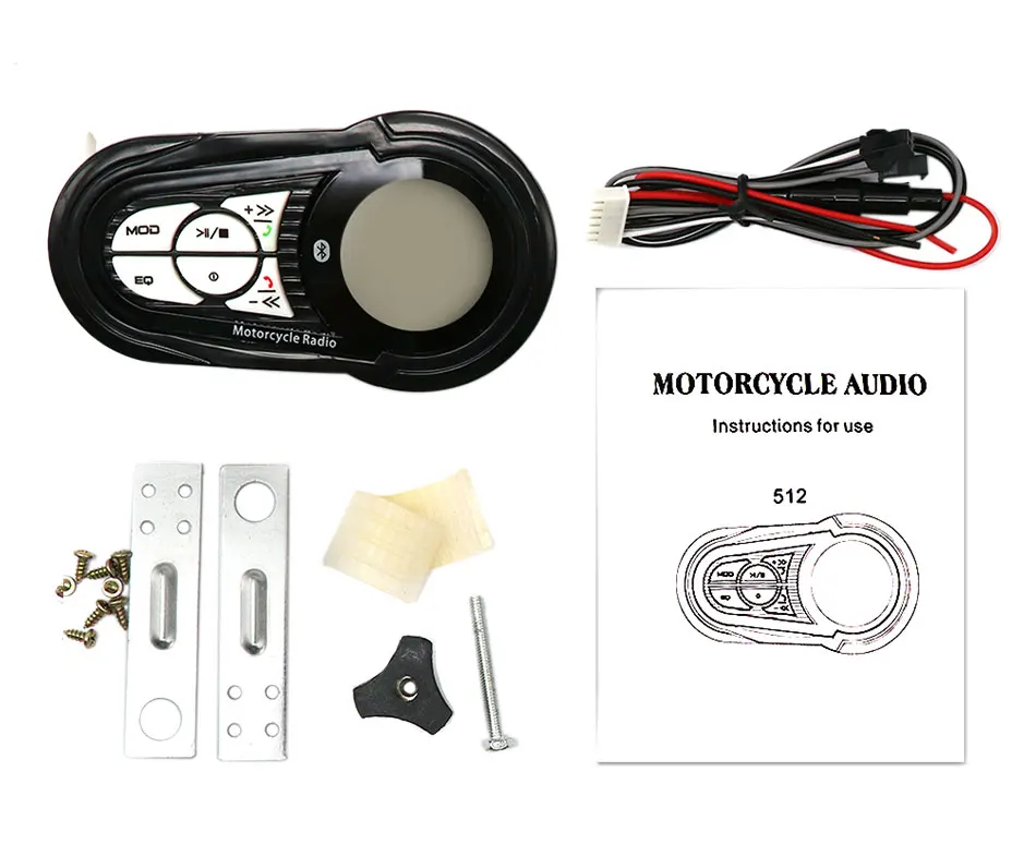 Scl moto s-Black moto rcycle Bluetooth аудио система fm-радио стерео динамик SD TF USB MP3 музыкальный плеер moto Противоугонный дисплей