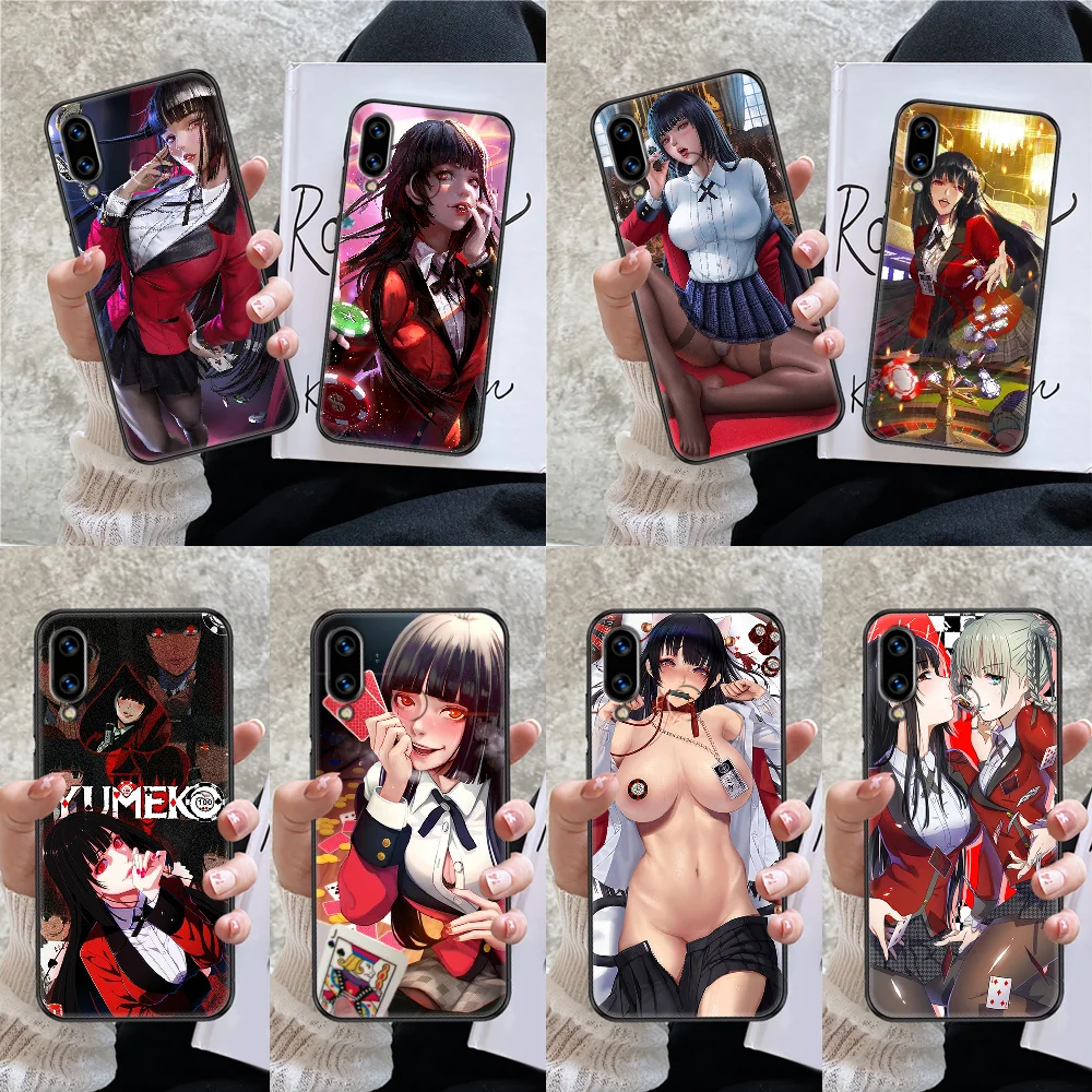 Japan Anime Kakegurui Phone Case For Huawei Honor 6A 7A 7C 8A 8X 8 9 9X 10 10i 20 Lite Pro black painting prime pretty Etui art | Мобильные