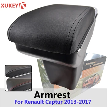 

Xukey Central Armrest For Renault Captur 2013 - 2017 Console Center Black Storage Car Styling Box Ashtray 2015 2016