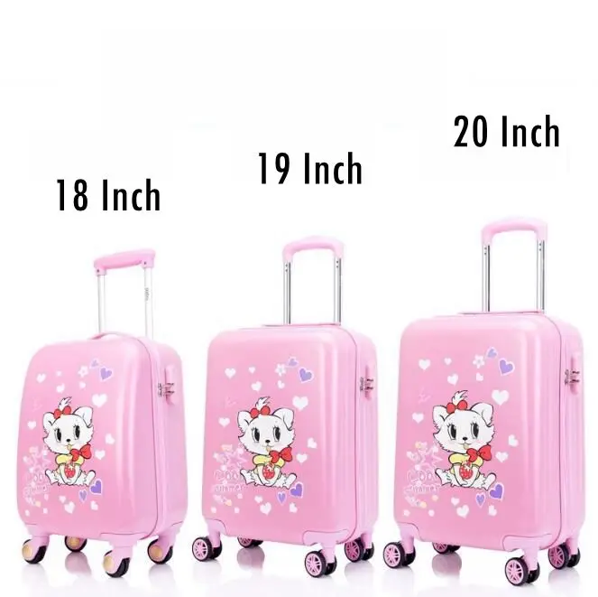 Kids Luggage suitcase Travel Rolling Suitcases Children cartoon Suitcase Spinner luggage suitcase for Travel Trolley Bags wheels