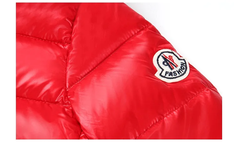 Winter new thick warm children's sports down jacket big girl girl long white duck down hooded down jacket children's clothing
