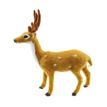 

Kids Stuffed Animal Toys Xmas Elk Animal Plush Baby Cute Deer Christmas Decor Room Doll Good Gift Toys For Children 15-50CM