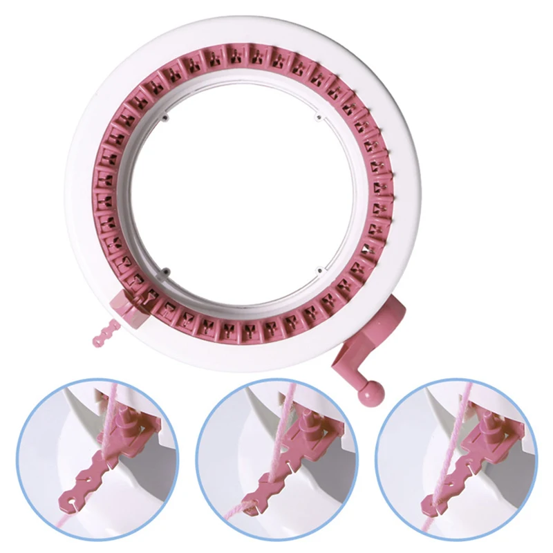  40 Needles Large Size Knitting Loom DIY Scarf Hat Hand Weaving Machine Toys for Kid Adult QJS Shop