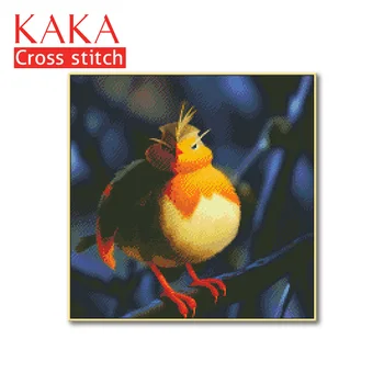 

Cross stitch kits,Embroidery needlework sets with printed pattern,11CT-canvas for Home Decor Painting,Animals Full NCKA079