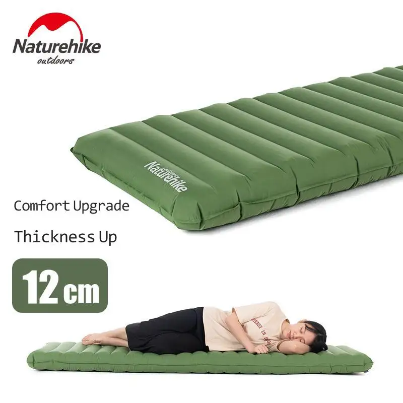 Naturehike 12cm Thicken Camping Air Bed Mat Outdoor Ultralight