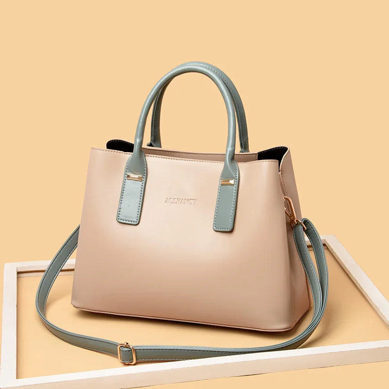 Модная женская сумка темперамент коричневый qualityPU плечо портативный диагональный большой емкости Женская посылка