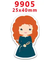 9905 30 шт мультяшный персонаж плоское украшение из смолы PR 17129 - Цвет: 9905