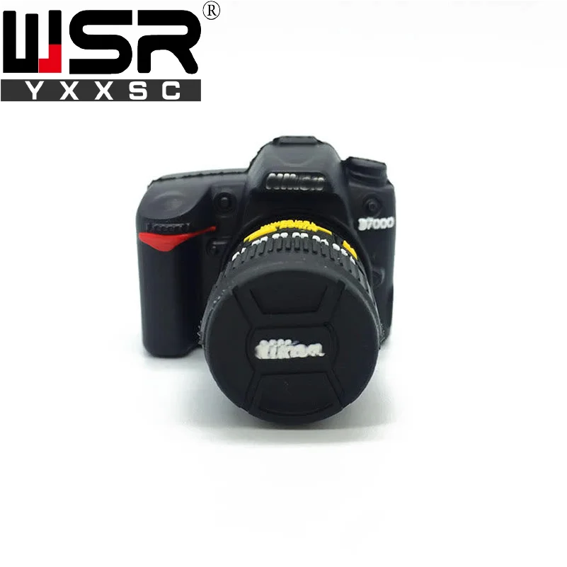 Милый мультфильм SLR камера usb2.0 флэш-накопитель 32 Гб 64 Гб 128 ГБ высокоскоростной водонепроницаемый usb память 4 ГБ 8 ГБ 16 ГБ лучший компьютер подарок