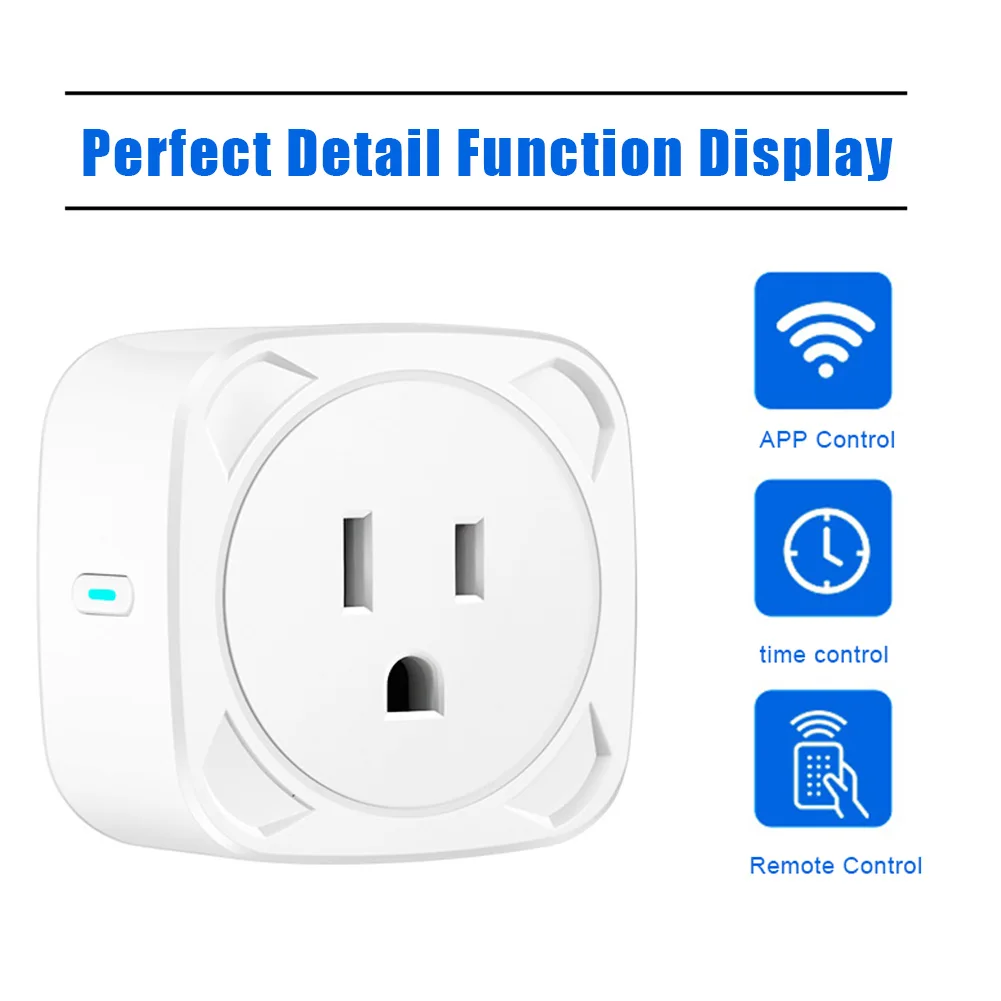 WiFi Smart Plug Switch Голосовое управление телефон переключатель болт-заглушка отверстий синхронизации двигателя домашняя работа дистанционное управление VDX99