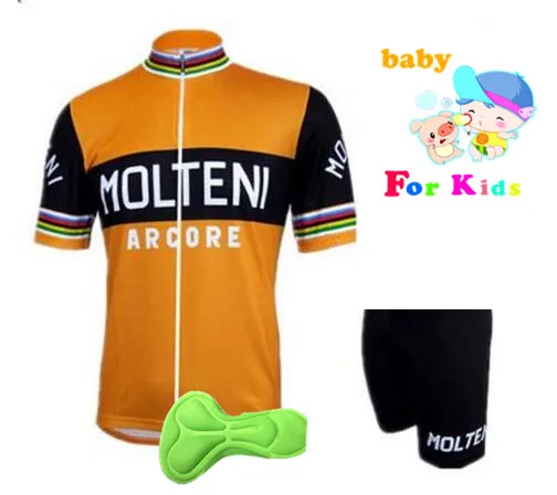 Short sleeve Set 10 Детская спортивная одежда для велоспорта Pro team FDJ, дышащая велосипедная одежда Ropa Ciclismo, быстросохнущая велосипедная одежда с коротким рукавом - Цвет: Short sleeve Set 10