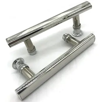 

ABS Connector + Chromed Steel Body Hole Distance 14.5cm Shower Door Knob Handle Bathroom Cabinet Sauna Steam Room Accessories