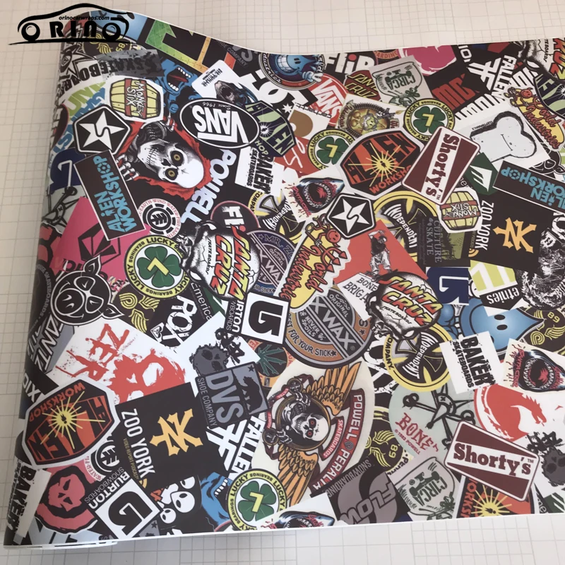 Sticker Bomb Car Wrap Foil Sticker-6