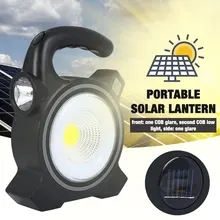 Прочный Солнечный Прожектор Светильник для забора COB открытый не Полярный затемняющий Солнечный источник света Экологичные точечные светильники на солнечных батареях дома