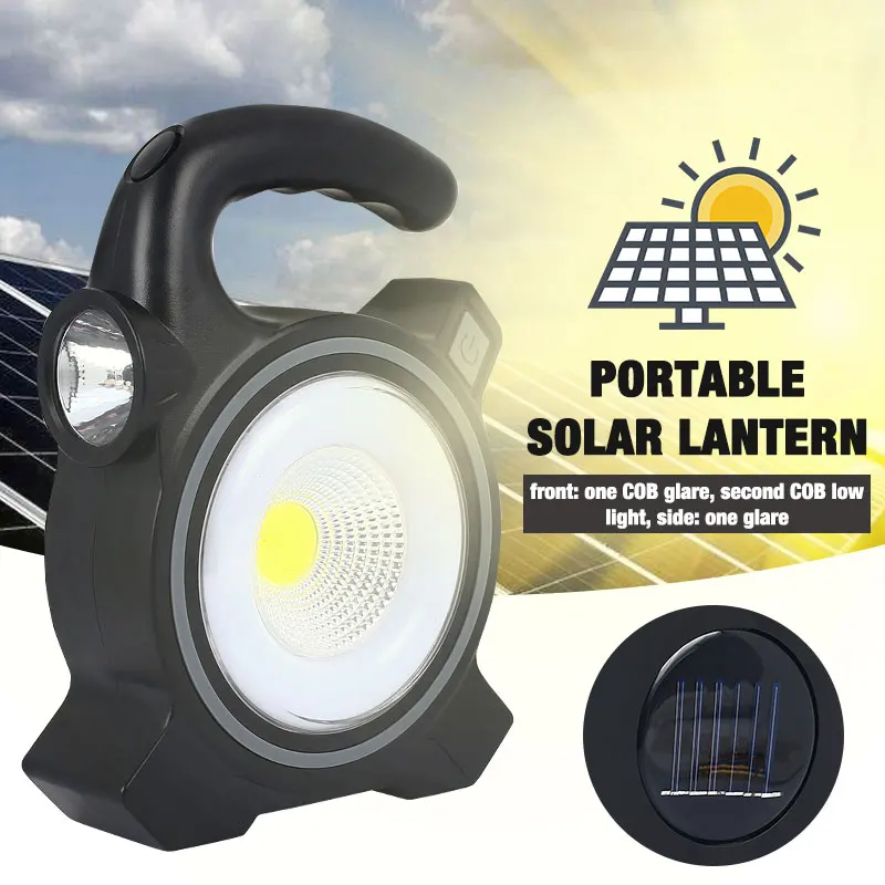 

Durable Solar Floodlight Fence Light COB Outdoor Non Polar Dimming Solar Power Floodlight Eco-Friendly Solar Spotlights Home