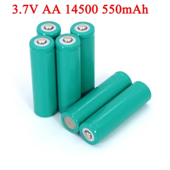 

3.7V AA 550mAh Lithium battery INR14500 ternary lithium batteries for temperature gun, remote control, mouse + Pointed