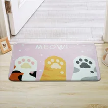 Производитель ковриков милый кошачья лапа мультфильм серии Коврик Гостиная Придверный коврик