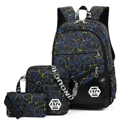 Мужской Новый стильный рюкзак в Корейском стиле, водонепроницаемый рюкзак, рюкзак для пеших прогулок, студенческий стиль, большая школьная
