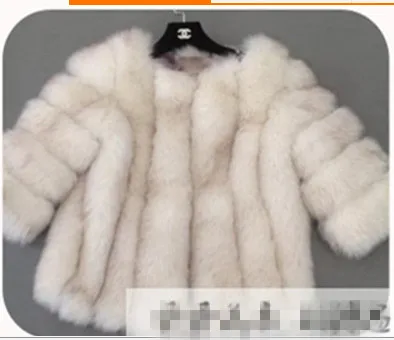 6XL зимние теплые Для женщин меховые куртки однотонные Женские Элегантные Роскошные тонкой тёплой вставкой из прекрасная дизайнерская шуба из лисьего меха V647